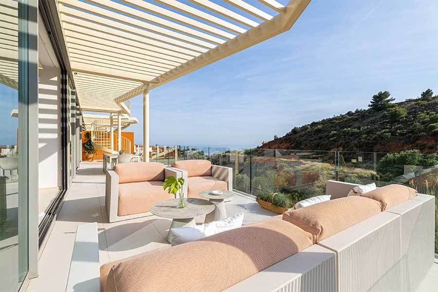 Turnkey Penthouse mit Panoramablick auf das Meer in La Capellania, Benalmádena — photo 1