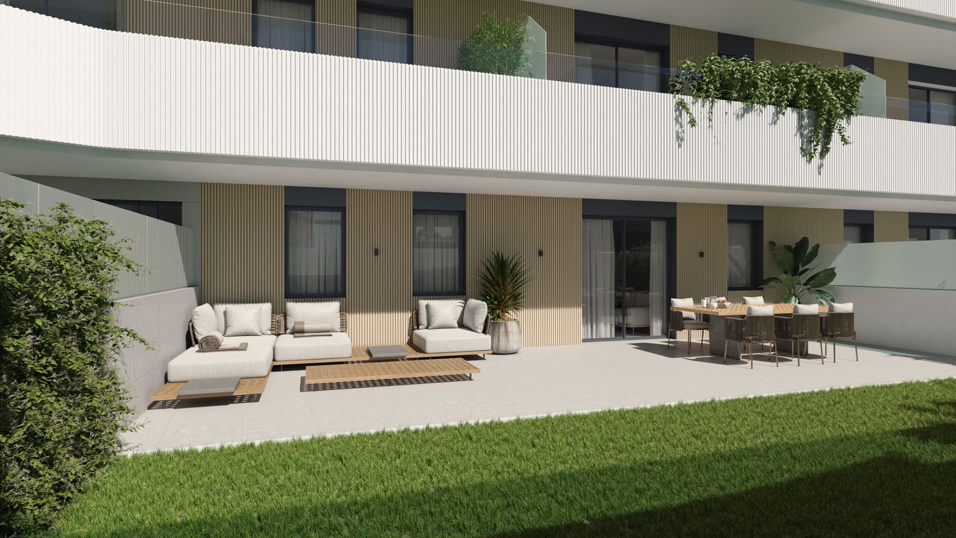 Luxe nieuwbouw appartement op de begane grond in Las Lagunas, Mijas Costa — photo 1