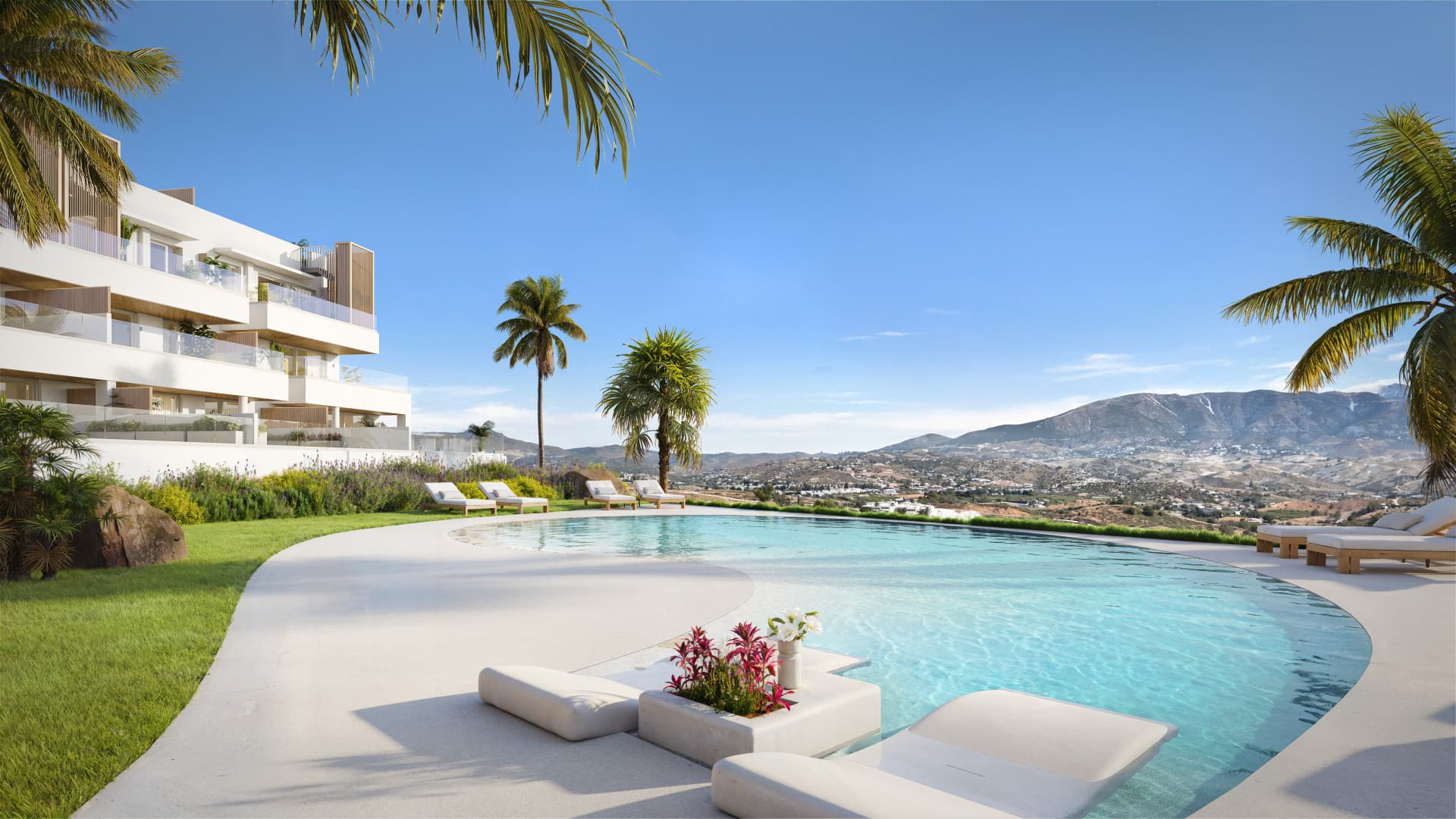 Elegant modern begane grond appartement met panoramisch uitzicht in Mijas Golf — photo 1