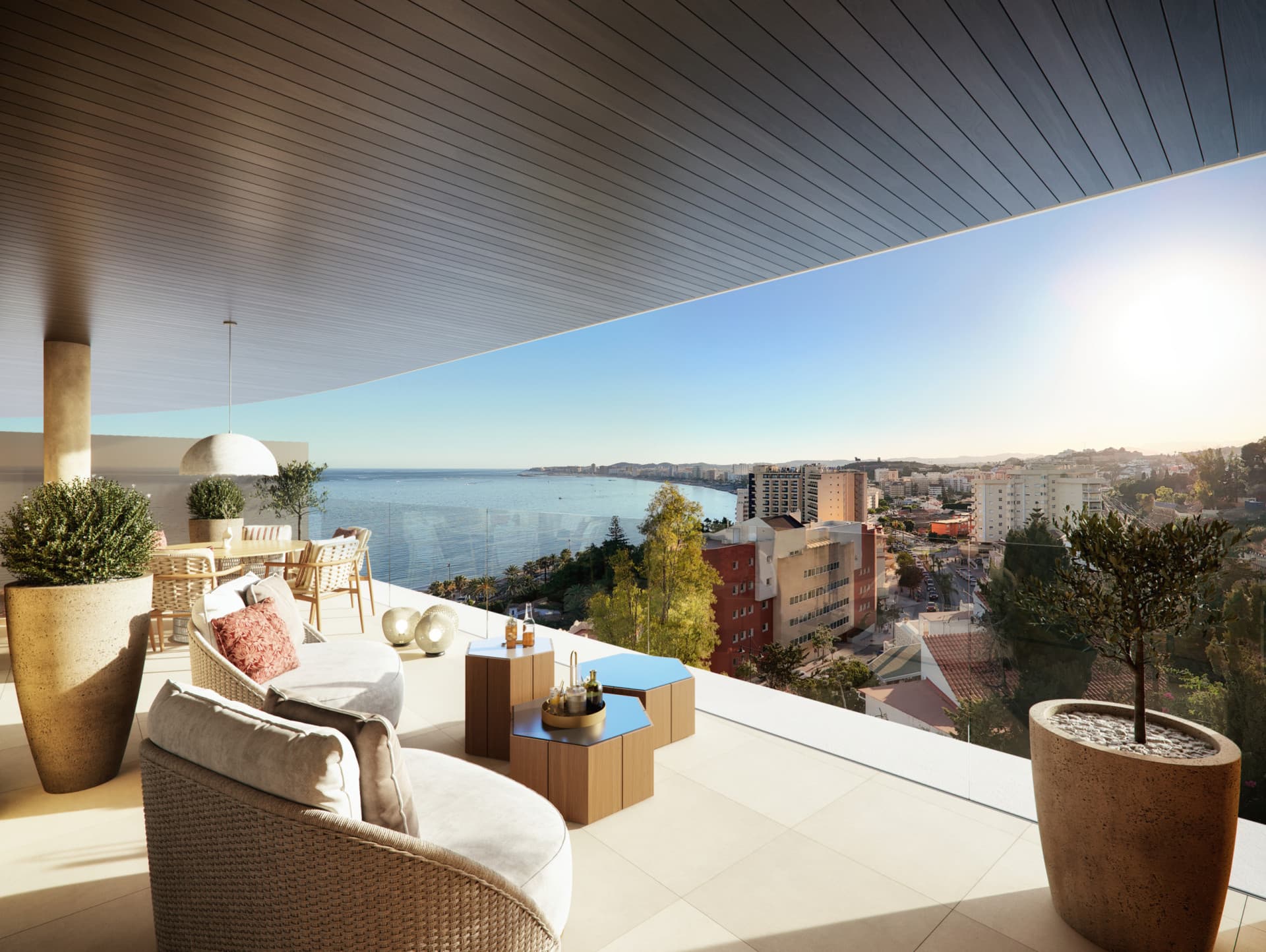Luxury Contemporary Apartment mit Panoramablick auf das Meer in Torreblanca, Fuengirola — photo 1