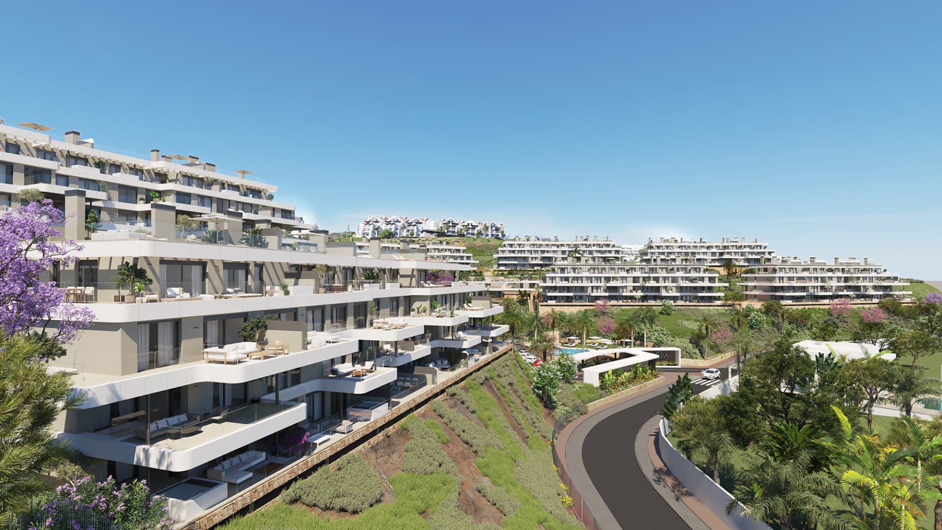 Lujoso Apartamento de nueva construcción con amplia terraza y jardín privado en Mijas Costa — photo 1