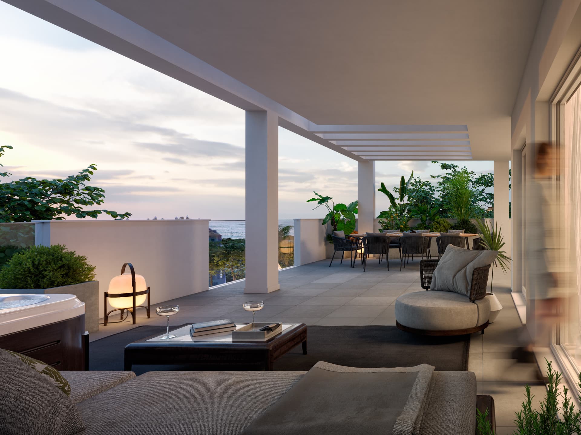 Ático dúplex contemporáneo en Benalmadena Costa – Pasos de la playa — photo 1