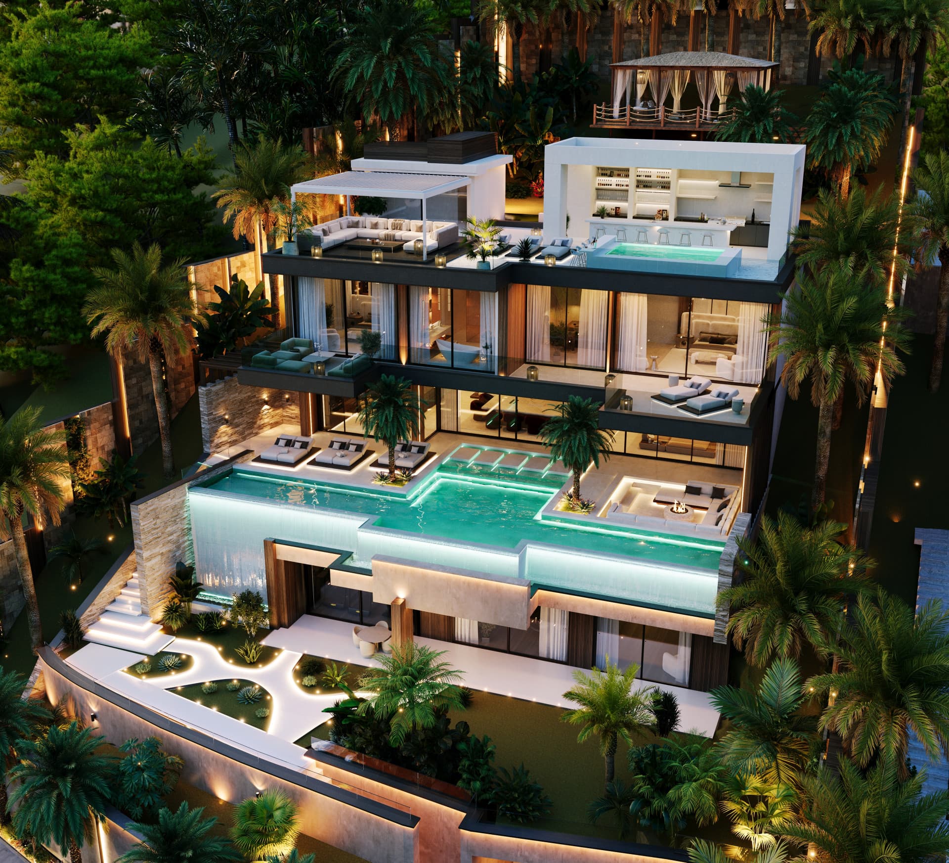 Exquisita Villa de lujo fuera de planta en Los Altos de los Monteros con vistas panorámicas — photo 1