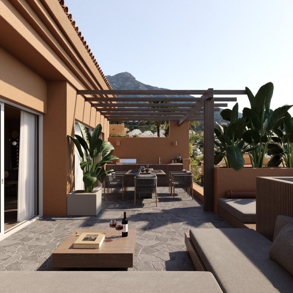 Penthouse Les Belvederes, Nueva Andalucia - COSTA-00824P